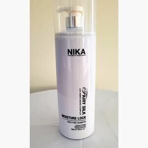 NIKA Fairy Silk Moisture Lock Frizz-free Shampoo w/Amino Bond Complex-33.8 fl oz